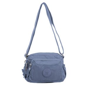 SAKURA Unisex Small Crossbody Bag – Compact, Water-Resistant Nylon, 3L