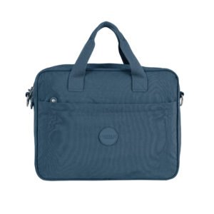 SAKURA Unisex Laptop Bag – Water-Resistant Nylon, Padded Compartment, Fits 15.6" Laptops, 12.4L Capacity