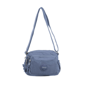 SAKURA Unisex Small Crossbody Bag – Compact, Water-Resistant Nylon, 3L