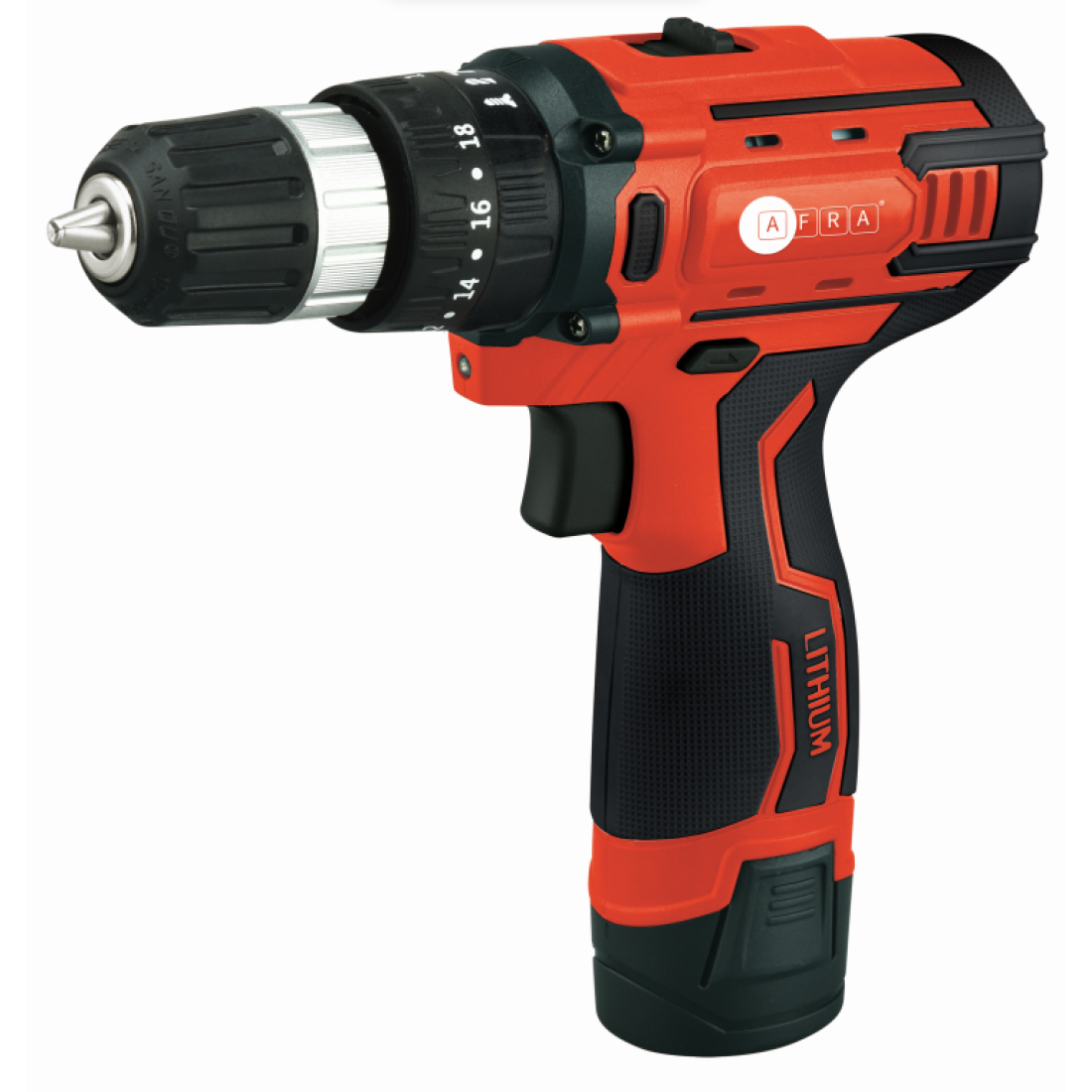 AFRA Cordless Impact Drill Driver - Model AFT-10-12CDRD | 12V | 23Nm Torque | Dual Speed | LED Light