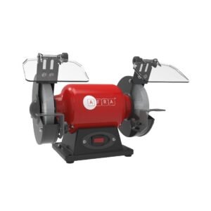 AFRA Bench Grinder - Model AFT-20-125BGRD | 250W | 125x20mm Wheels | 2980 RPM | LED Light | Compact Design